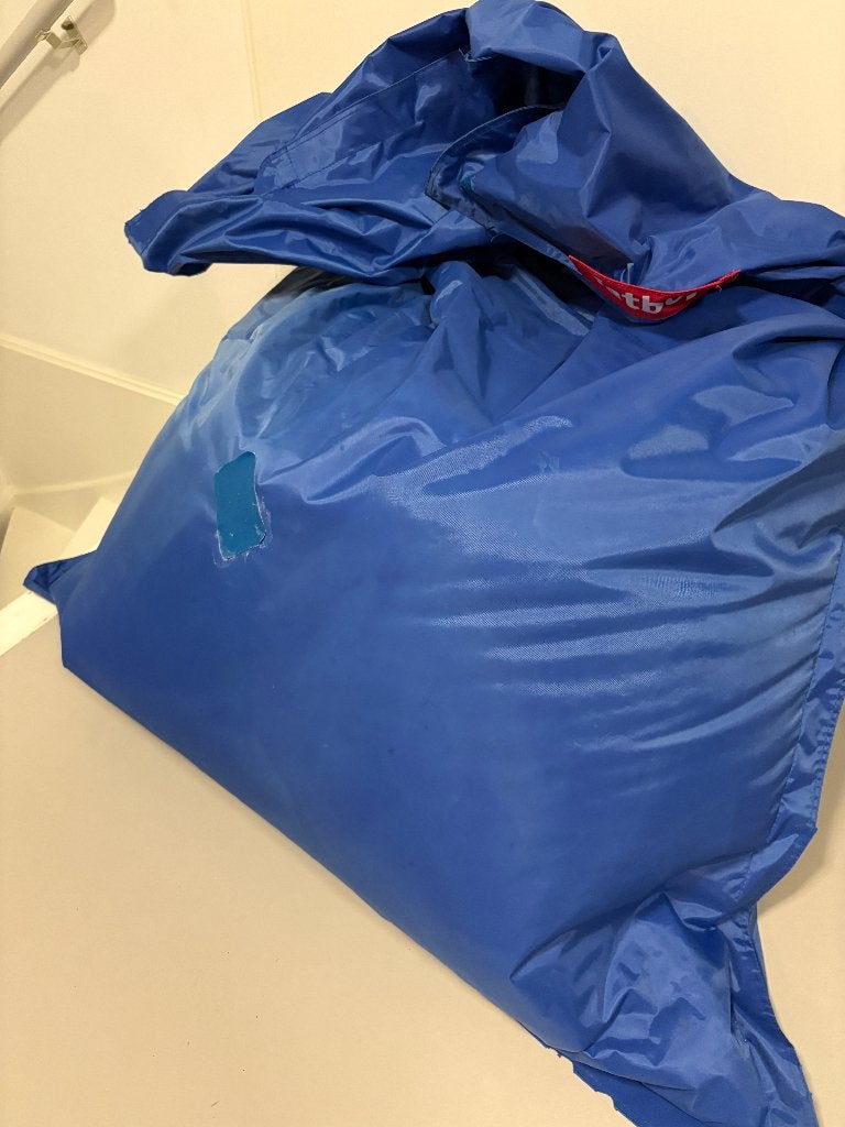 Fatboy zitzak donkerblauw. (ca. 180x140cm), Ophalen, Gebruikt, Blauw, Zitzak