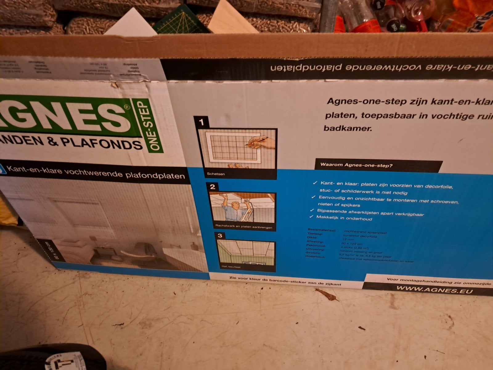 Agnes plaat vochtbestendig, Doe-het-zelf en Verbouw, Platen en Panelen, Ophalen, Nieuw