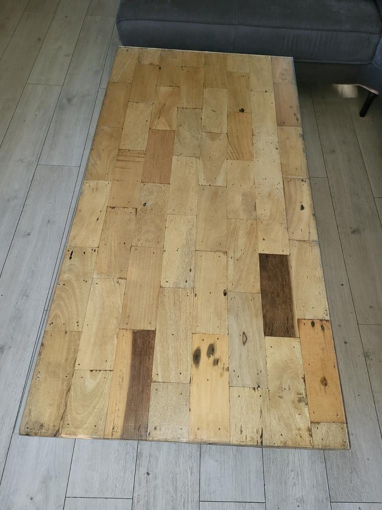 Salon tafel, Huis en Inrichting, Tafels | Salontafels, 100 tot 150 cm, Glas, Minder dan 50 cm, Rechthoekig