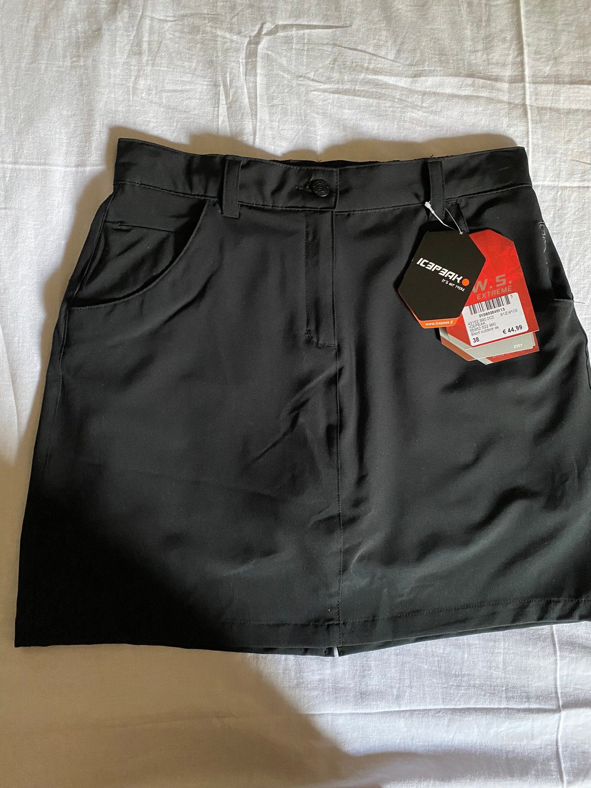 Wandelrok skort ICEPEAK - zwart NIEUW - Maat 38, Ophalen of Verzenden, Nieuw, Kleding