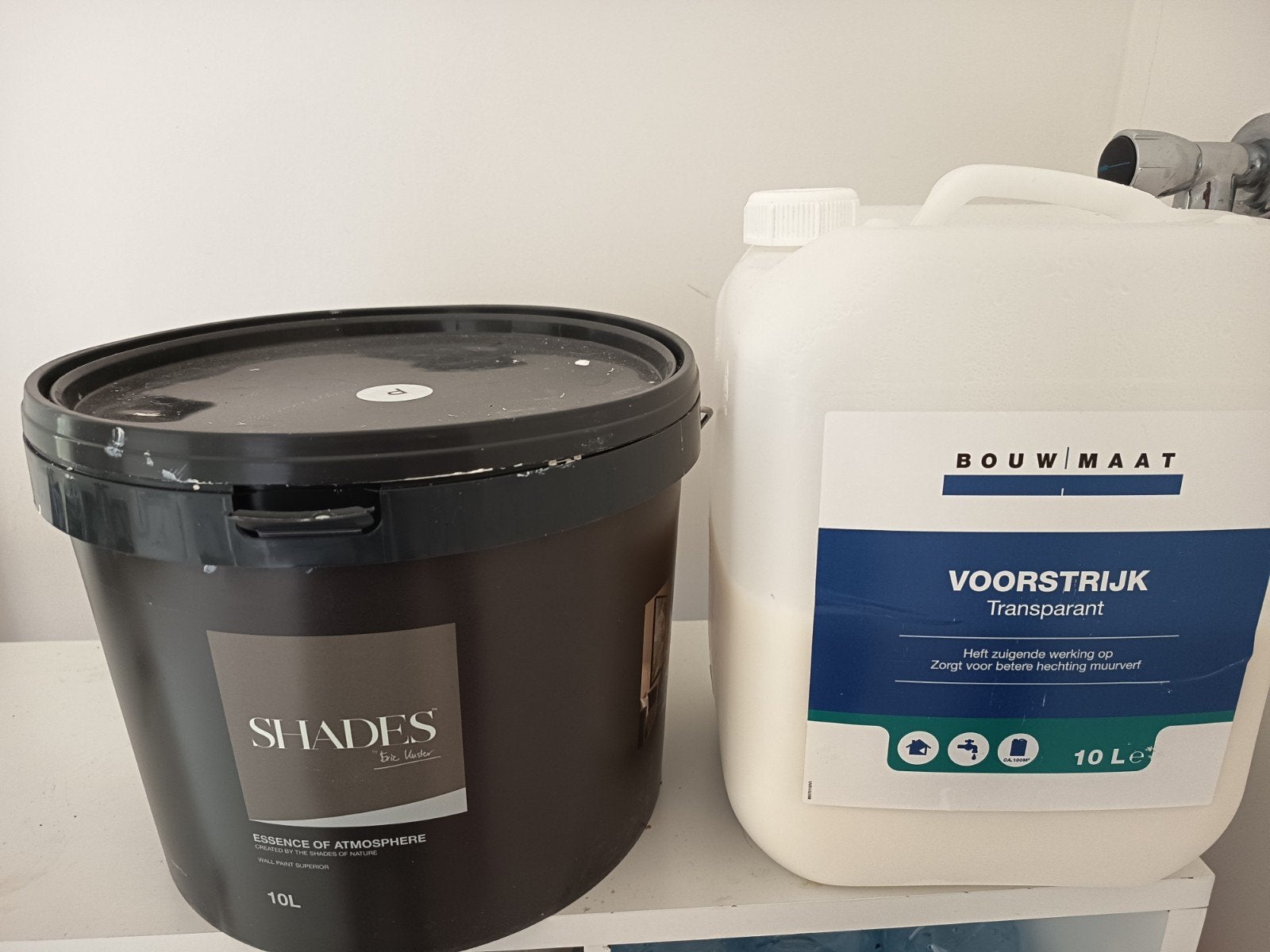 VERF 10L Wall paint Selenite Eric Kuster super mat, Ophalen, Nieuw, Wit