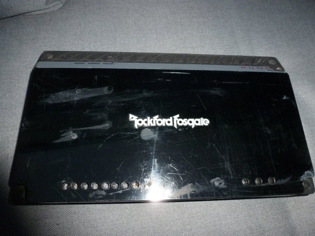 Rockford Fosgate P400-4 Versterker, Ophalen, Gebruikt