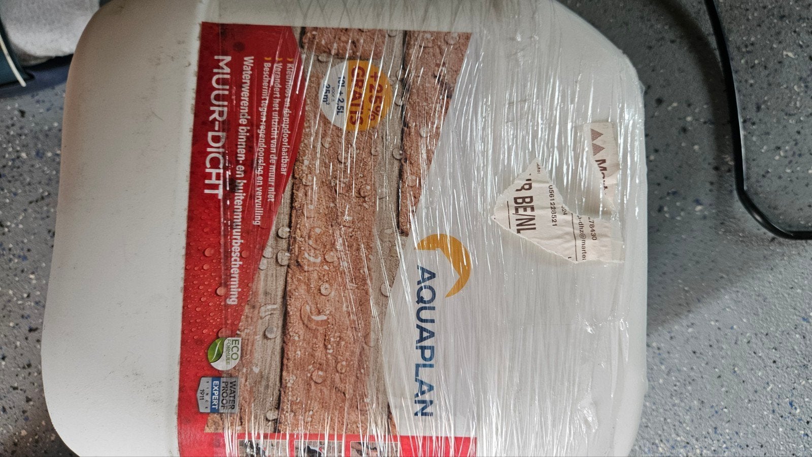 Aquaplan Muur-Dicht coating 10 liter ongebruikt, 10 tot 15 liter, Ophalen, Nieuw