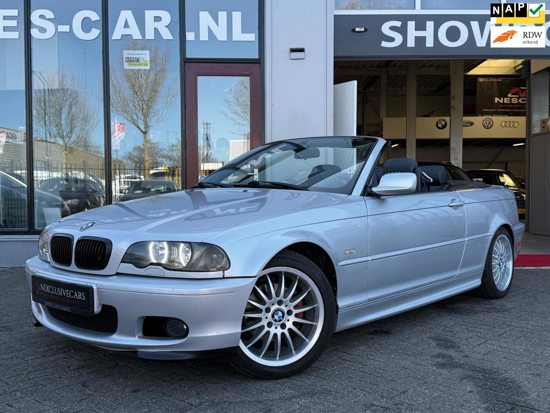 BMW 3-serie Cabrio 318 Ci M-Sport | Carplay | Leder | Elektr, Auto's, BMW, 13 km/l, Achterwielaandrijving, Cabriolet, 4 stoelen