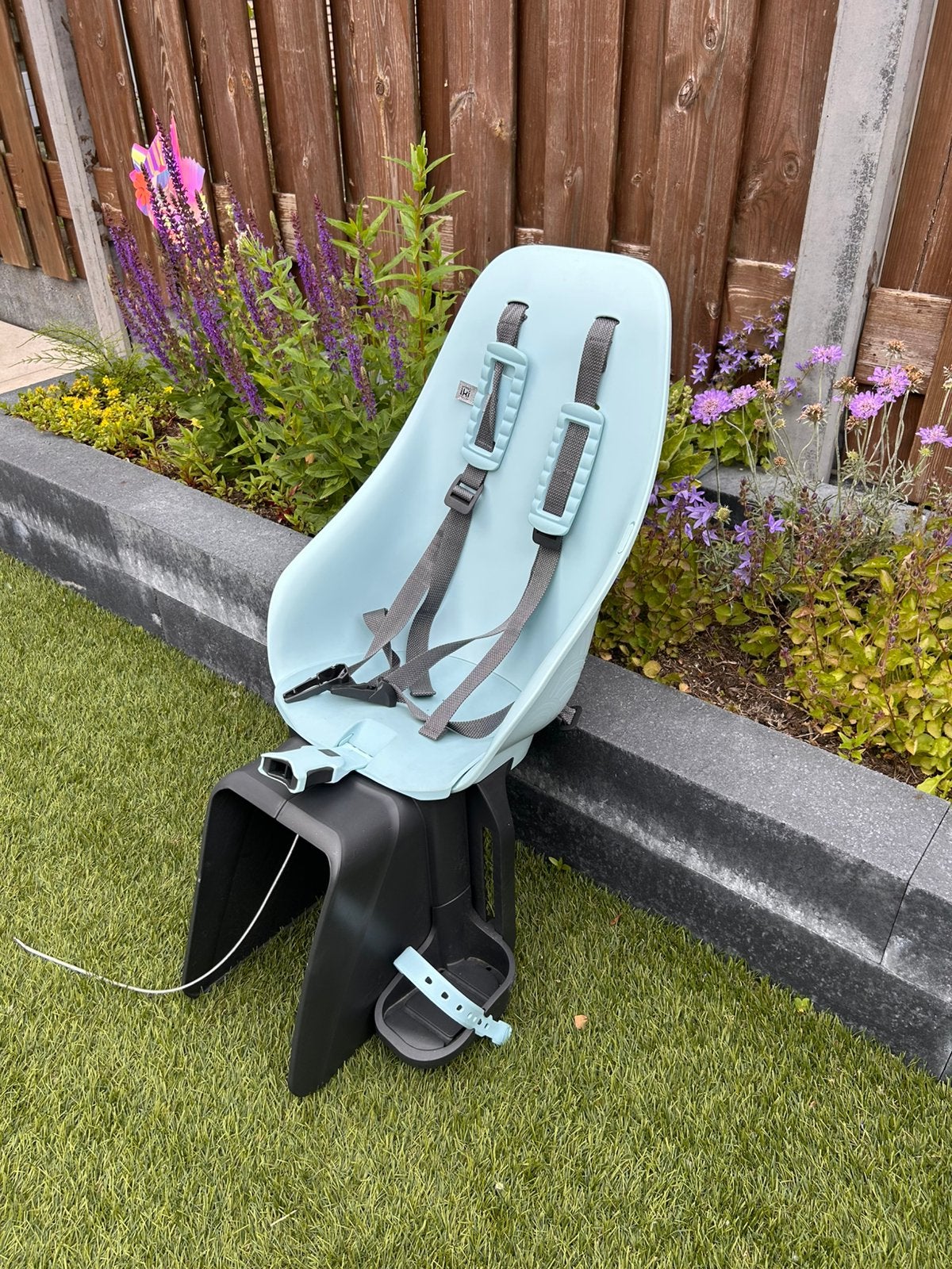 Iki Urban by OGK Achterzitje - kleur lichtblauw, Achterzitje, 9 t/m 18 kg, Ophalen of Verzenden, Gebruikt