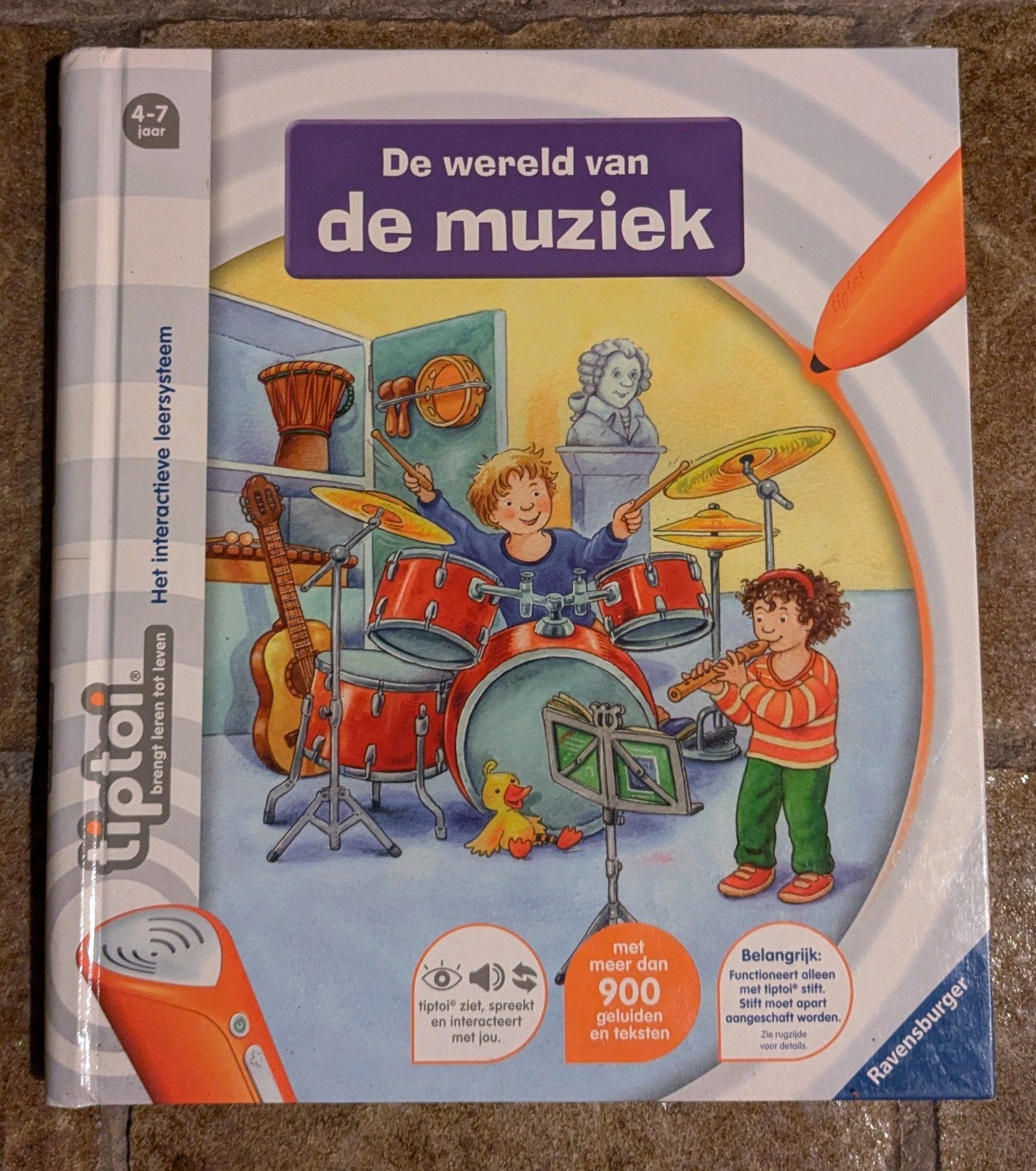 Tiptoi: Muziek, Dierenrijk, Wereldatlas en Boerderij, Ophalen, Zo goed als nieuw