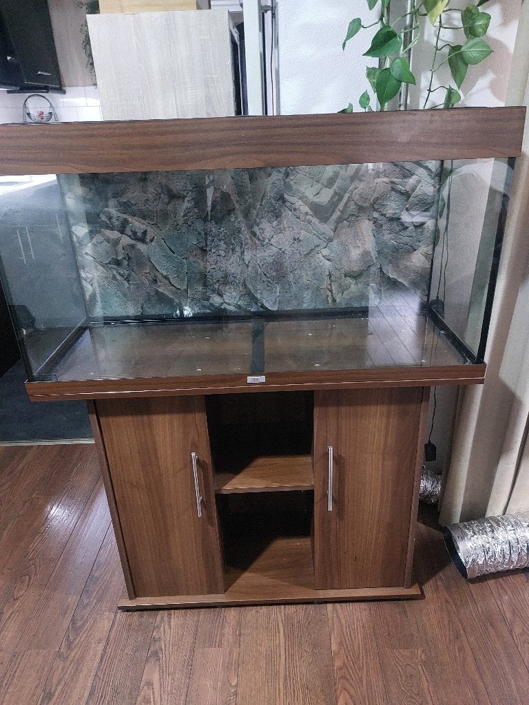 aquarium, Ophalen, Inclusief deksel, Zo goed als nieuw, Leeg aquarium