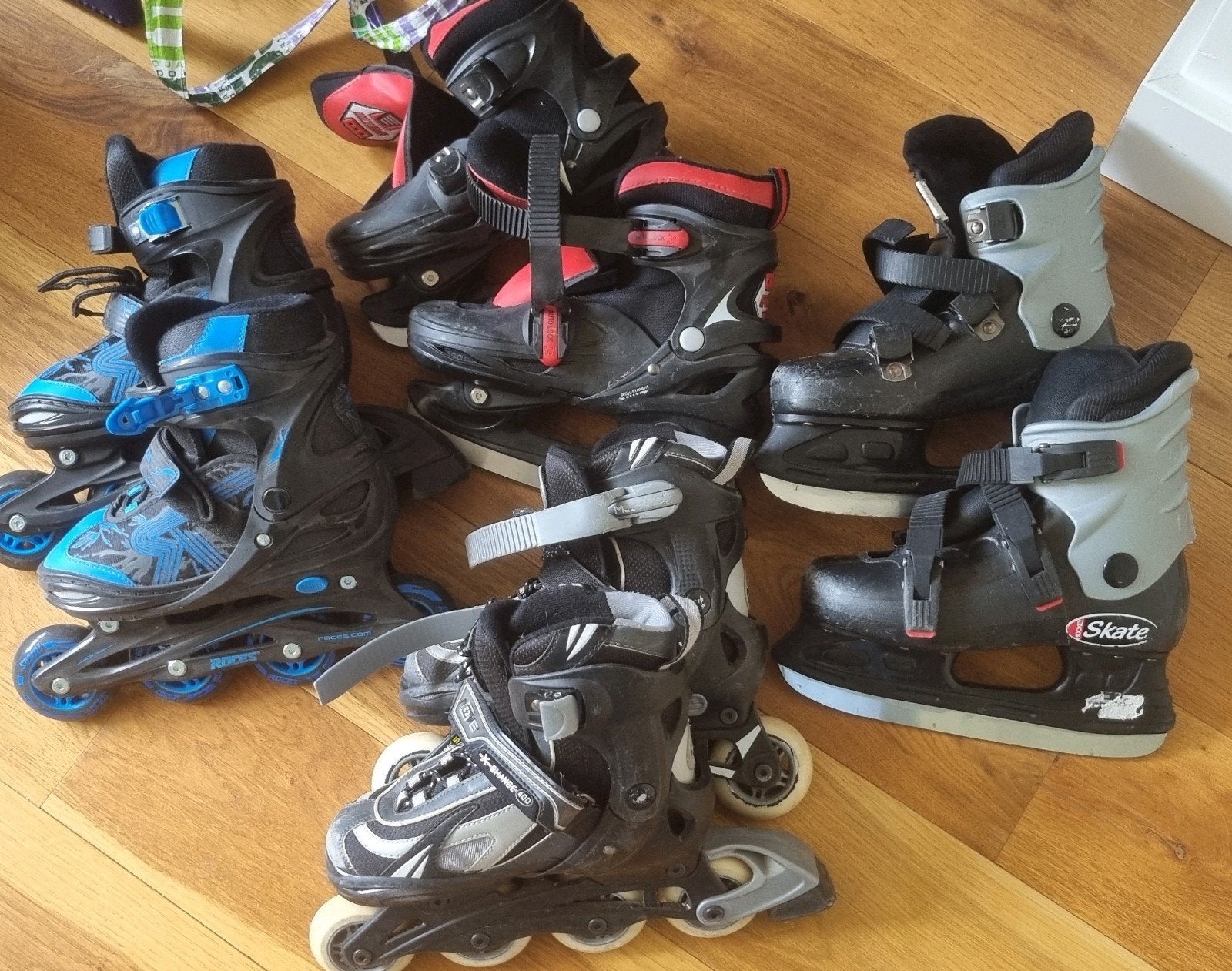 Diverse skeelers en schaatsen verstelbaar maat 34-37, Sport en Fitness, Schaatsen, Ophalen of Verzenden, Gebruikt, Overige typen