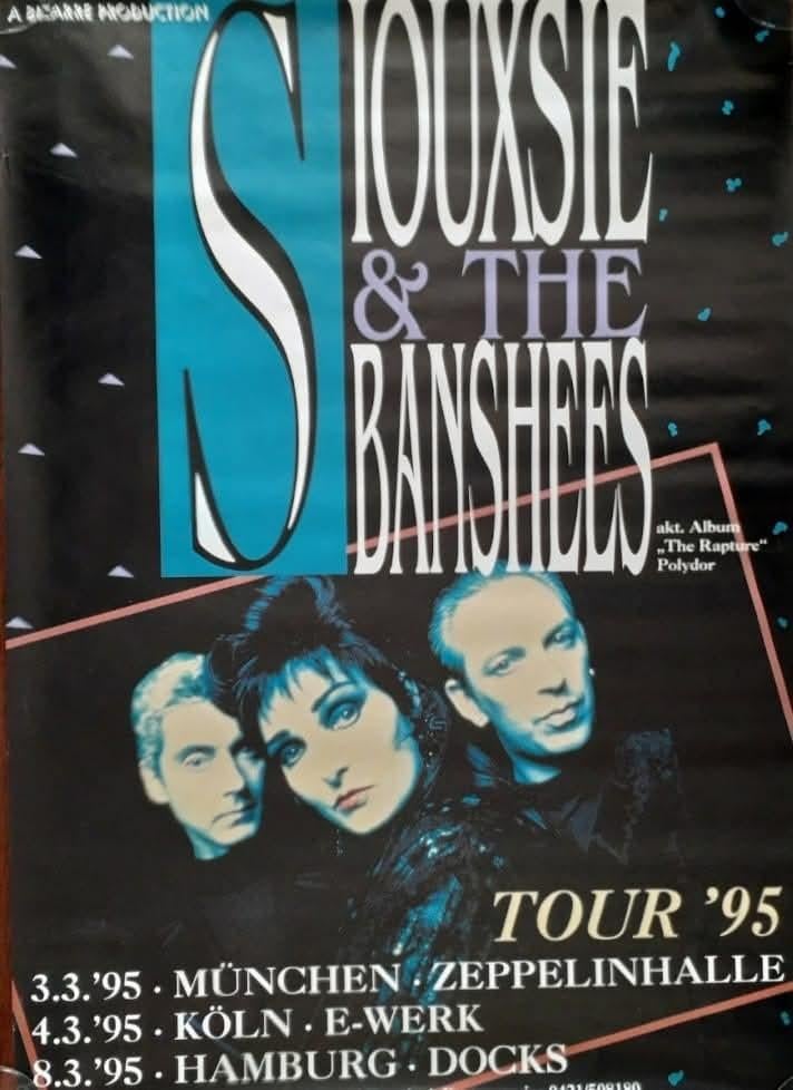 Siouxsie and the Banshees Tour Posters, Ophalen of Verzenden, A1 t/m A3, Muziek, Rechthoekig Staand