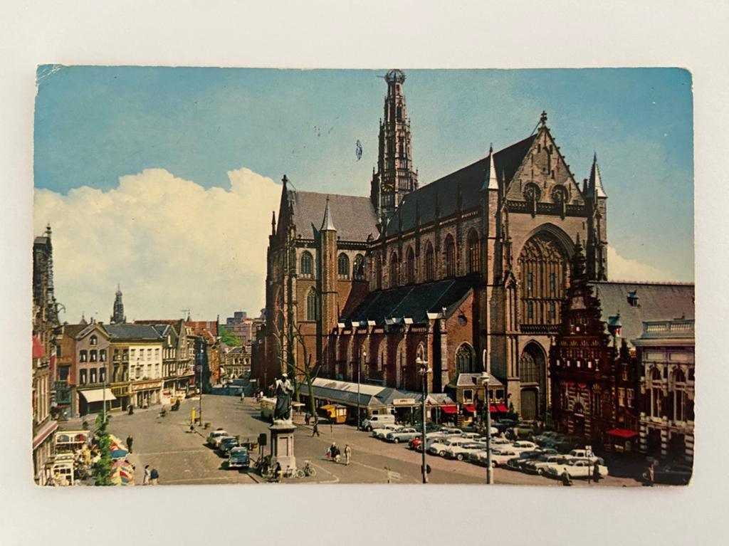 Ansichtkaart Haarlem Grote Markt, Ophalen of Verzenden, 1960 tot 1980, Gelopen, Noord-Holland