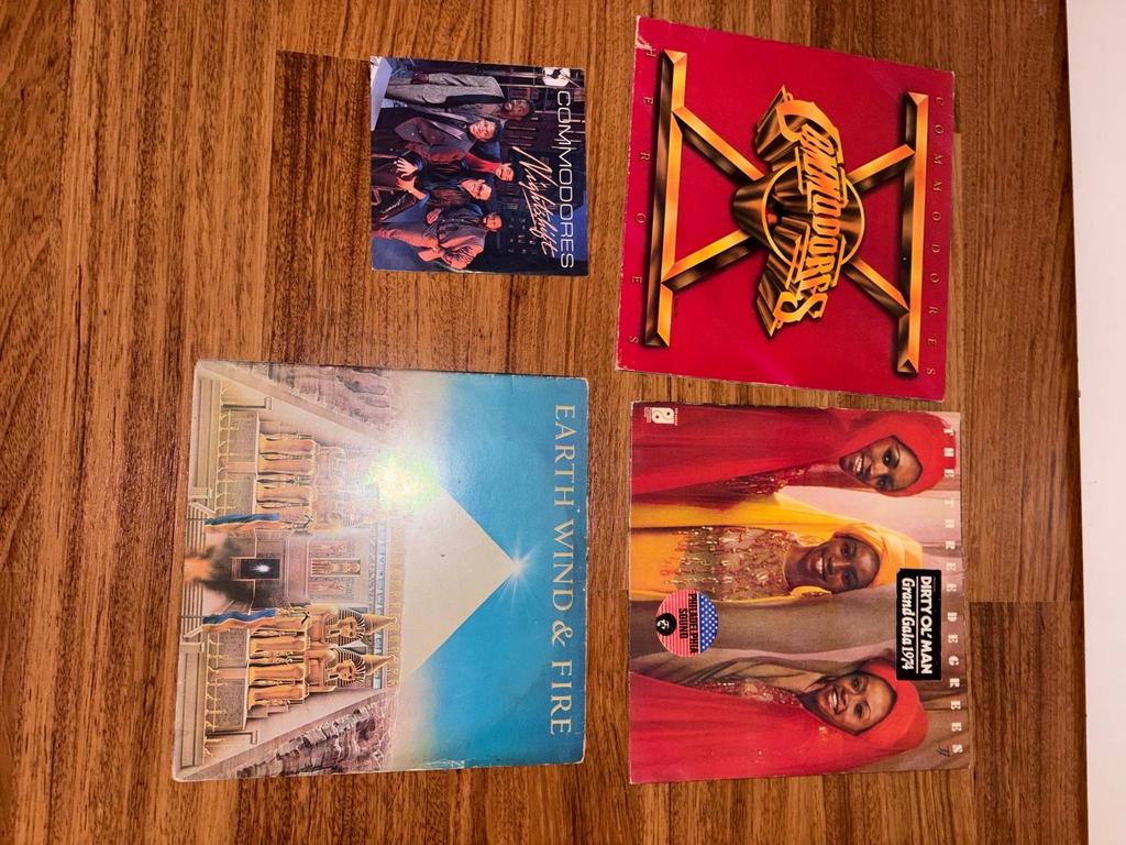 LP's en single: Earth Wind & Fire, Commodores, The Three Deg, Ophalen of Verzenden, Gebruikt, 12 inch