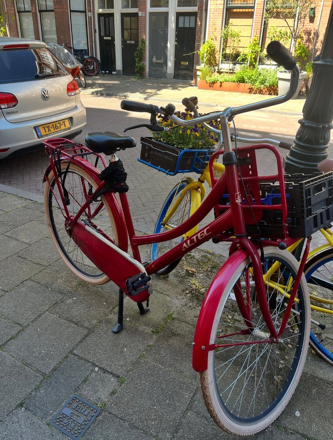 Altec Dames Rode Fiets, Fietsen en Brommers, Fietsen | Dames | Omafietsen, 56 cm of meer, Ophalen, Zo goed als nieuw
