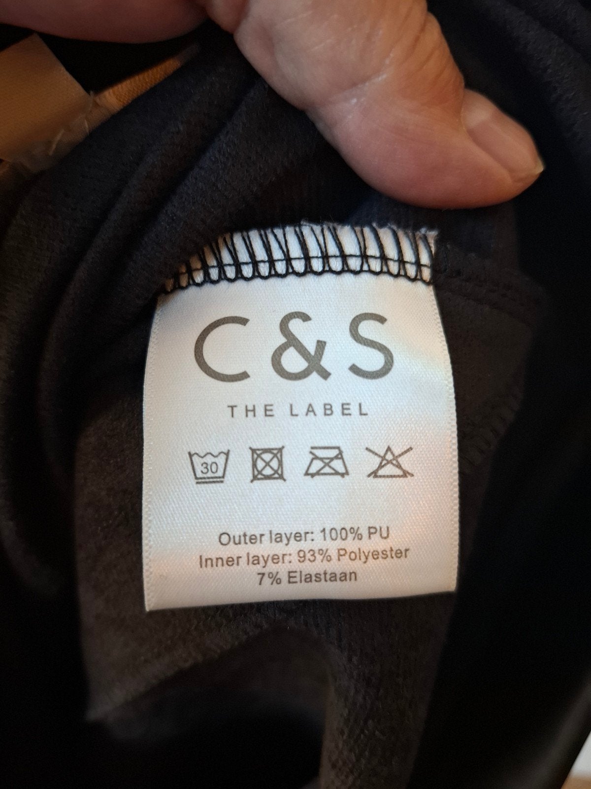 Zwarte PU Leren Rok - C&S The Label - Maat XL/42, Kleding | Dames, Rokken, Zwart, Maat 46/48 (XL) of groter, Onbekend, Ophalen of Verzenden