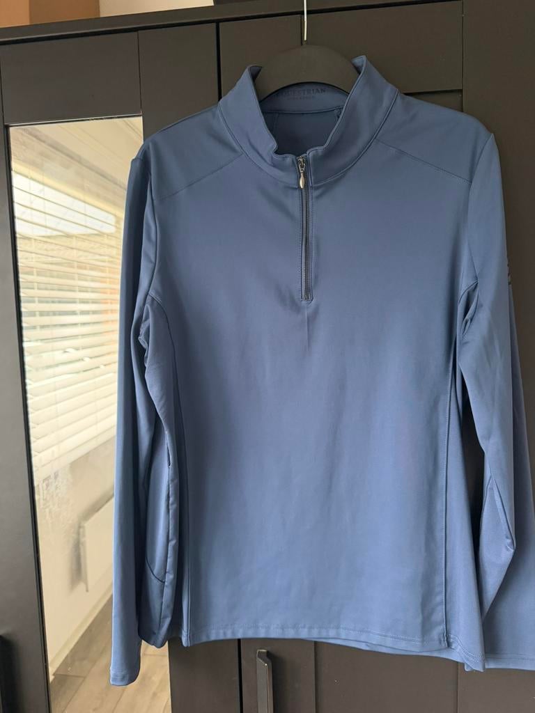 Trainingsshirt Equestrian Stockholm Vision Dark Venice Blauw, Dressuur, Ophalen of Verzenden, Zo goed als nieuw, Dames