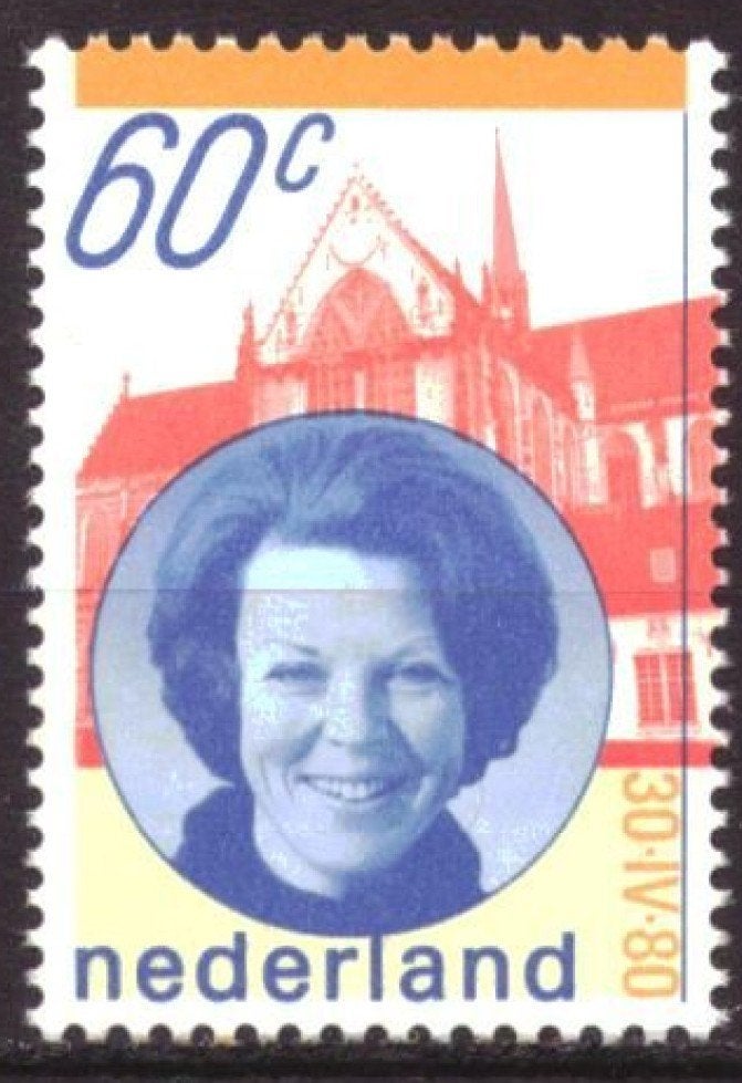 Nederland 1980 - nvph 1200 - Inhuldiging Koningin Beatrix, Postzegels en Munten, Postzegels | Nederland, Ophalen of Verzenden