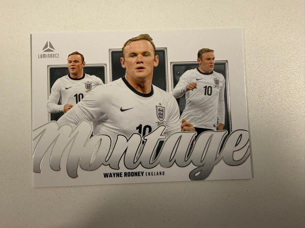 14 Wayne Rooney Montage Luminance England 2026, Ophalen of Verzenden, Nieuw, Buitenlandse clubs, Poster, Plaatje of Sticker