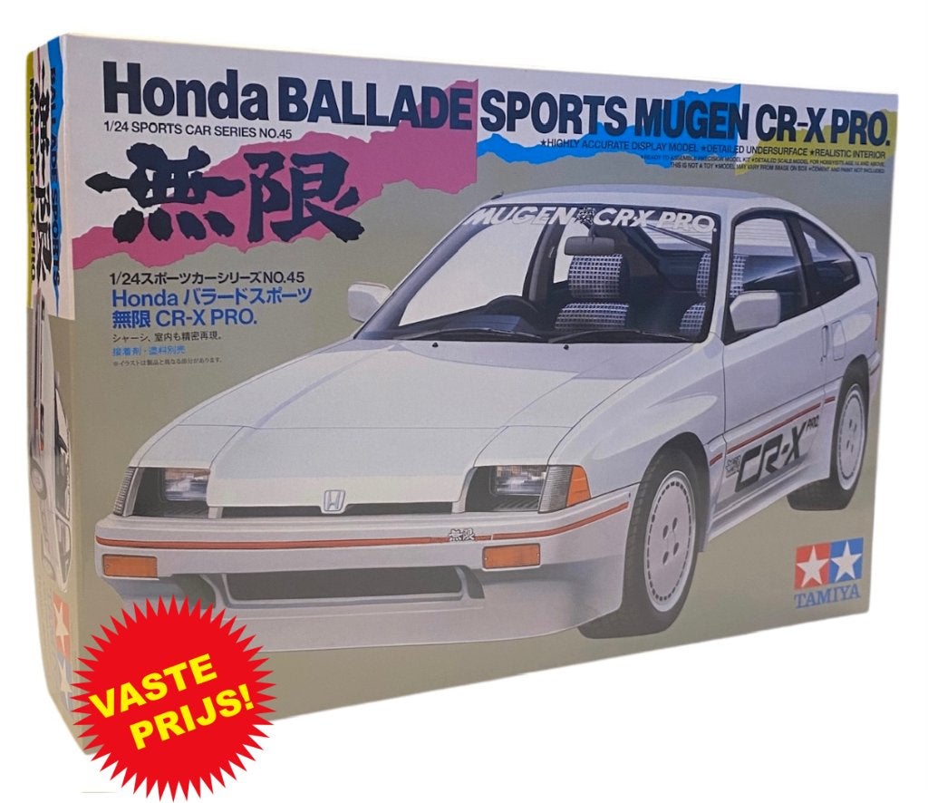 Honda Mugen CRX (Tamiya 24045) 1/24, Auto, Groter dan 1:32, Nieuw, Ophalen of Verzenden