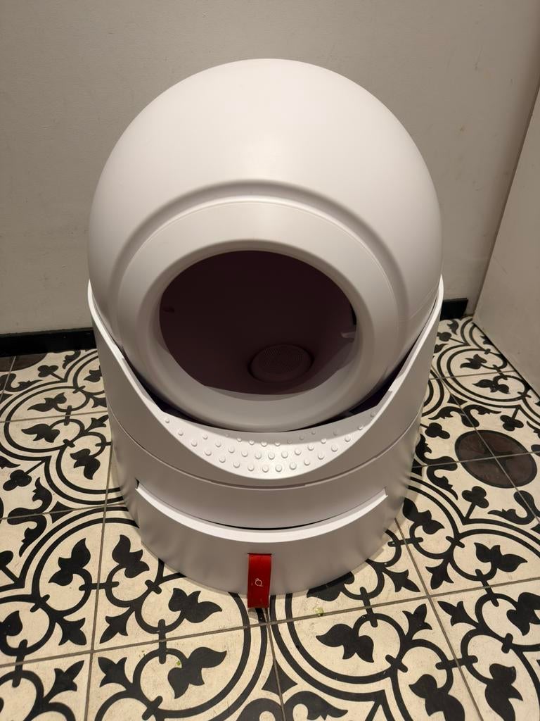 Petlux Semi-Automatische Kattenbak XL – zo goed als nieuw, Ophalen of Verzenden, Zo goed als nieuw, Open