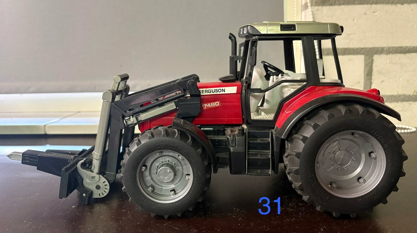 Bruder tractor, Ophalen, Gebruikt