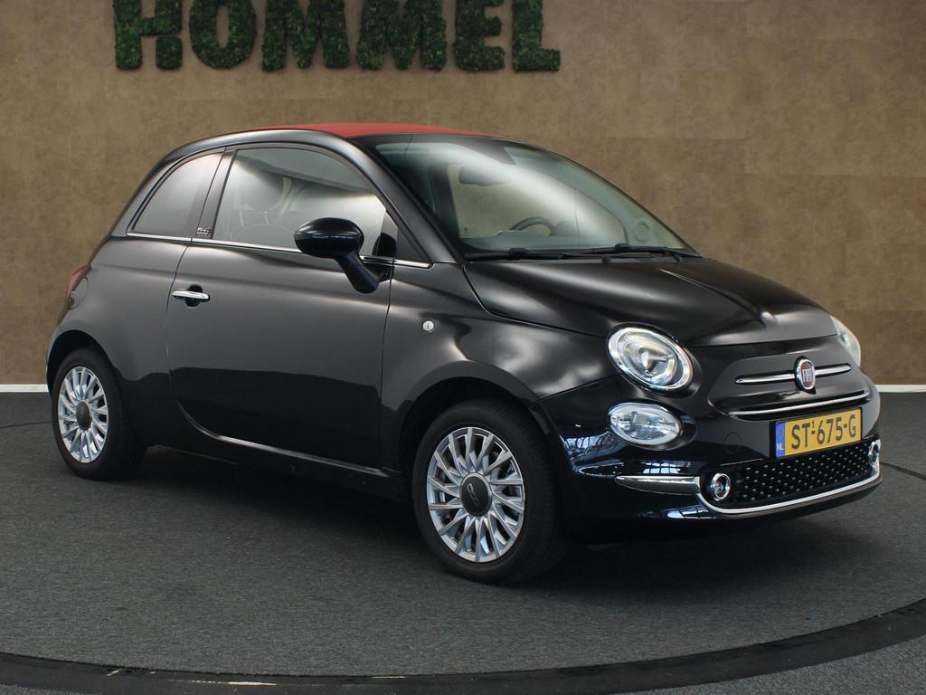 Fiat 500 C 1.2 Lounge - CABRIO - MULTIMEDIAVOORBEREIDING - P, Voorwielaandrijving, Stof, Gebruikt, 4 cilinders