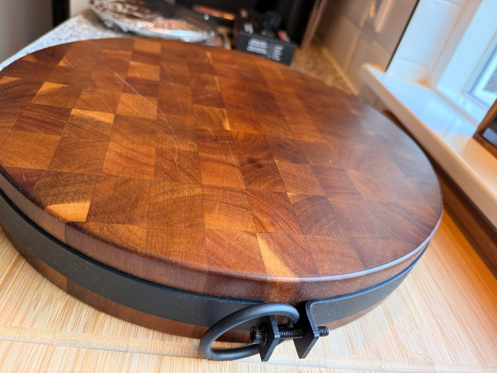 Bastard butcher block, Ophalen of Verzenden, Zo goed als nieuw
