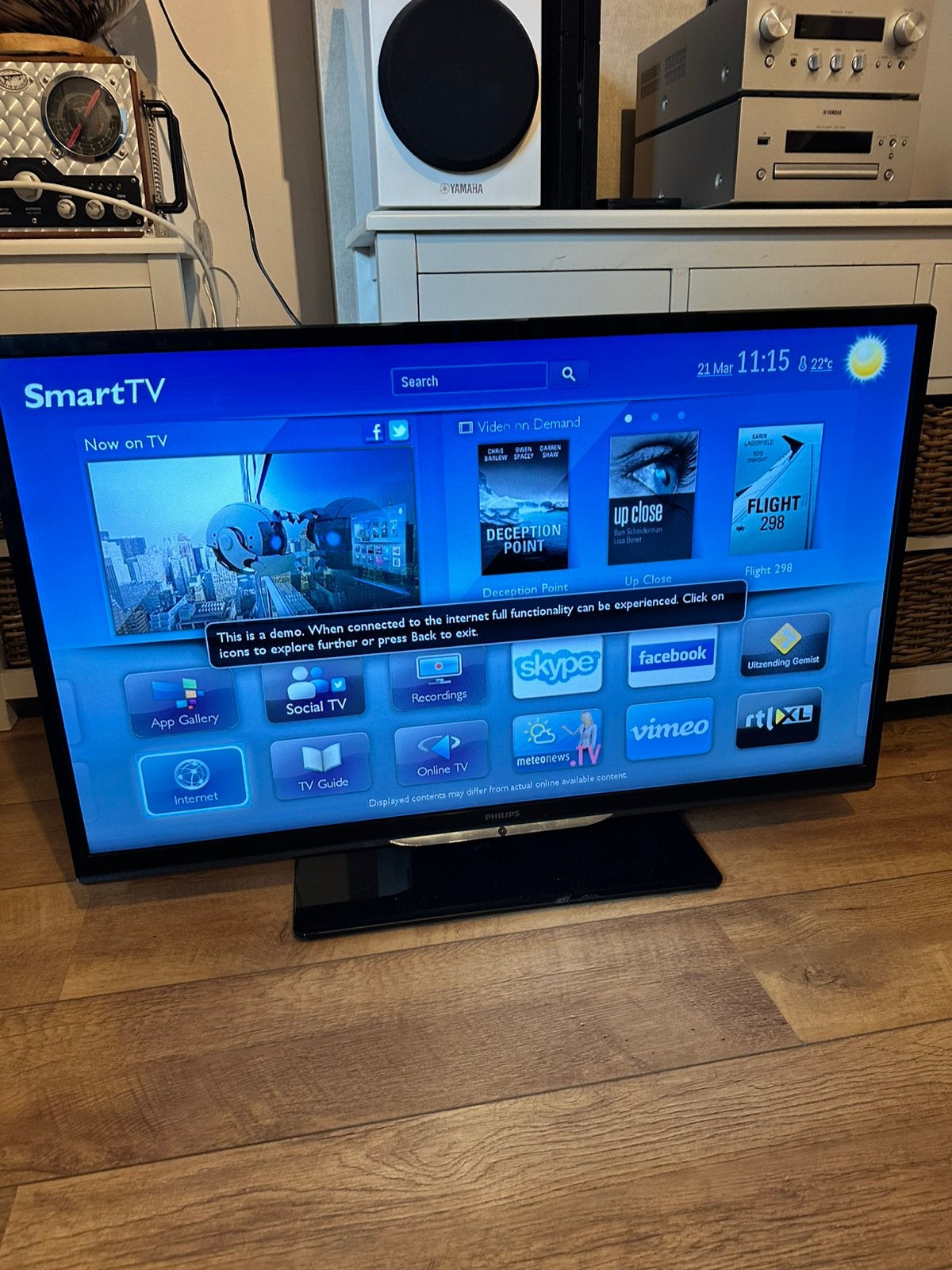 philips smart tv 39 inch, Audio, Tv en Foto, Televisies, Ophalen, Zo goed als nieuw