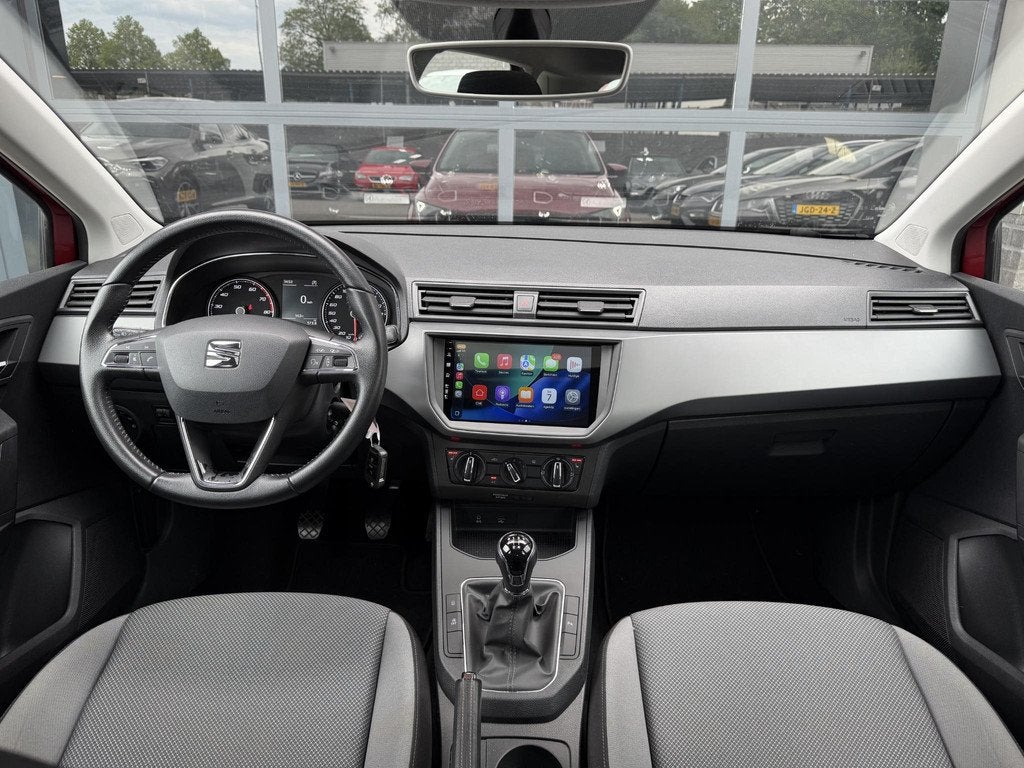 SEAT Ibiza 1.0 TSI Style CarPlay Pano Camera, Stof, Gebruikt, 95 pk, Ibiza