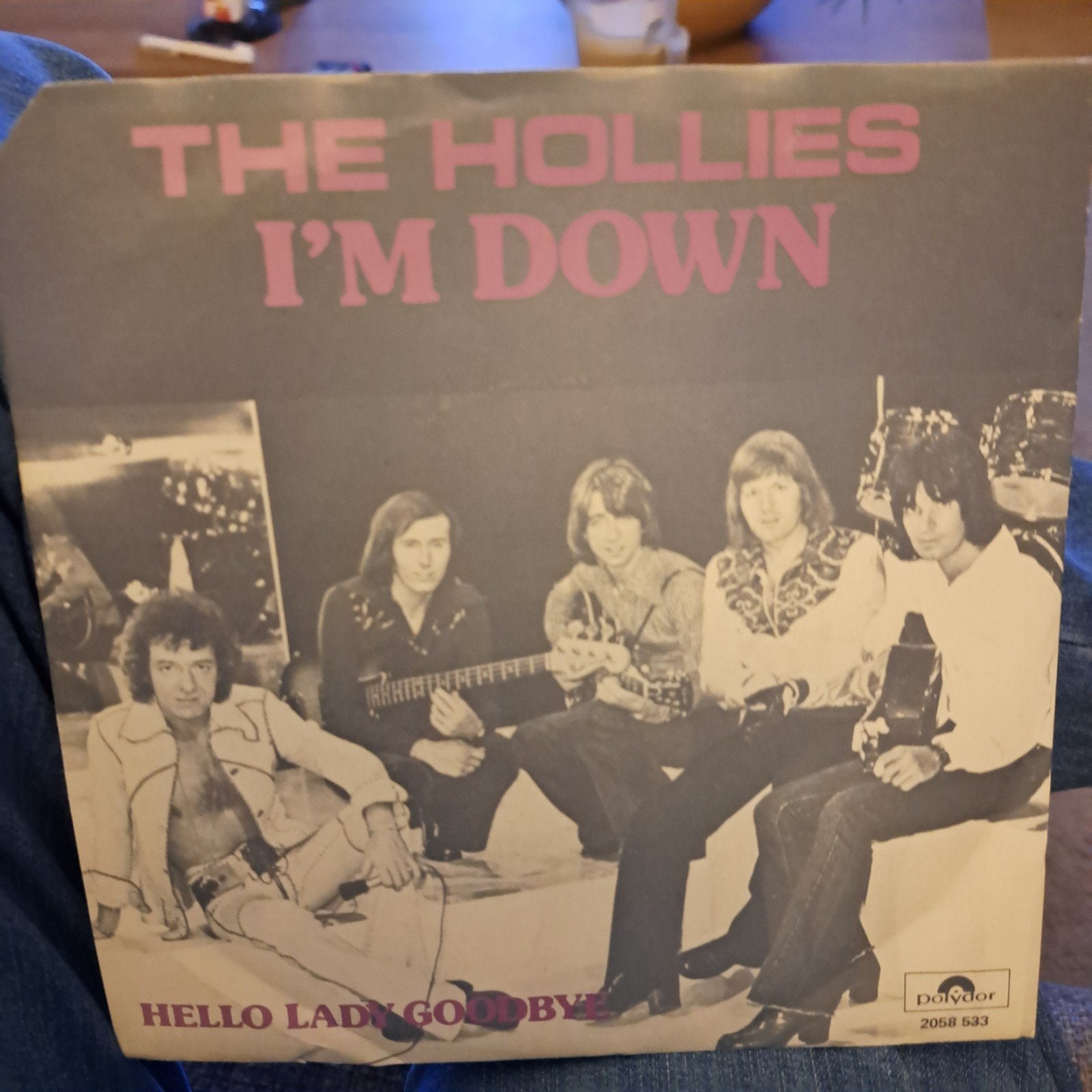 vinyl single. the hollies  ,i'm down,, Ophalen of Verzenden, Zo goed als nieuw, Pop