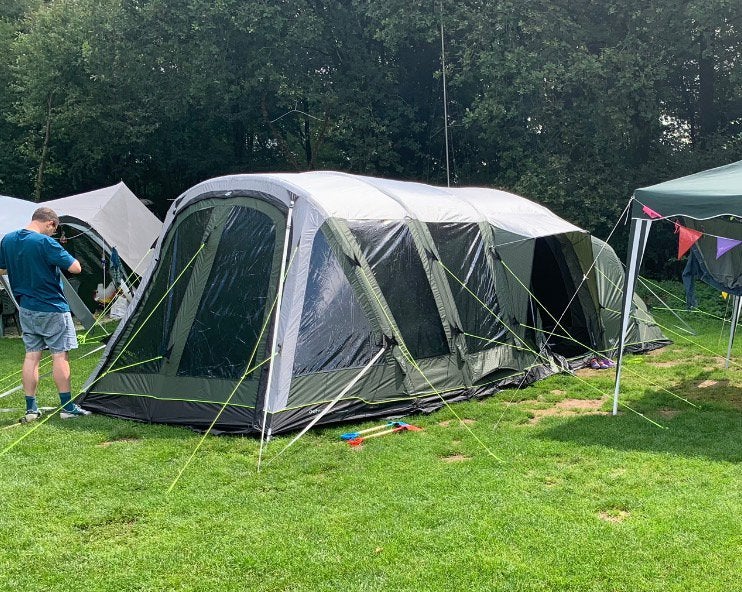 Outwell Jacksondale 5PA 5-persoons opblaasbare tent, Ophalen, Zo goed als nieuw, Tot en met 5