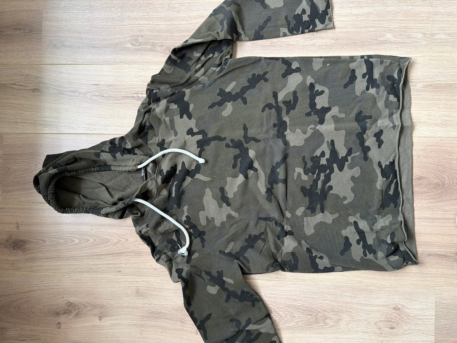 Leger army print hoodie met print Zara, Ophalen, Zo goed als nieuw, Maat 38/40 (M), Groen