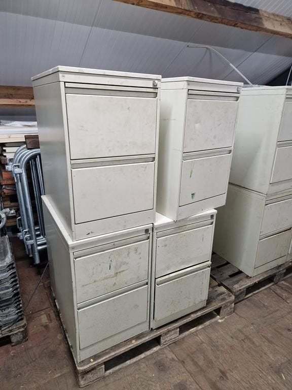6x Metalen Ladekast - H75xB46xD74cm, Ophalen, Kast, Gebruikt, Kast