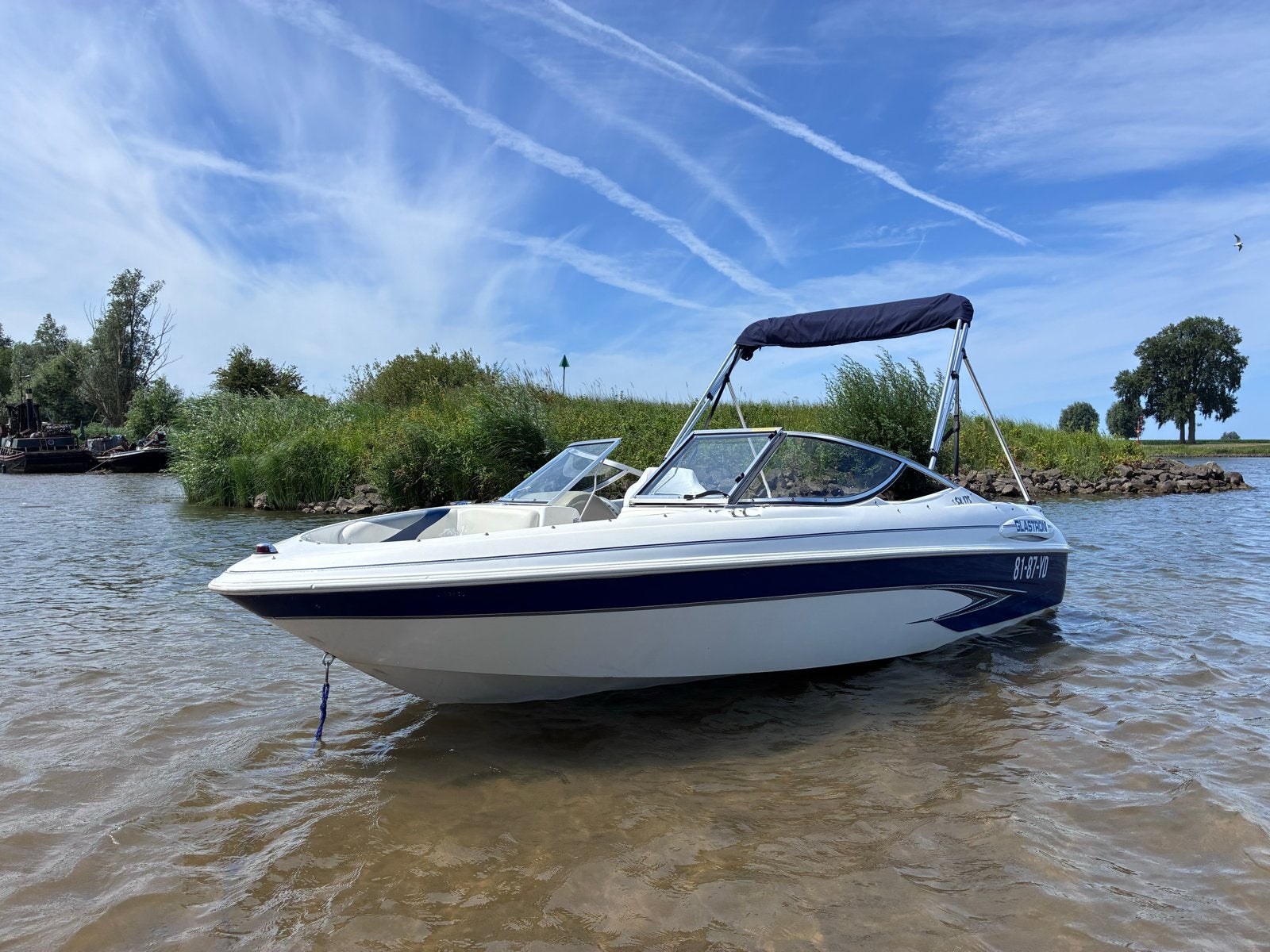 Glastron SX 175 Speedboot met Trailer, Watersport en Boten, Speedboten, Ophalen, Overige merken, Binnenboordmotor, Tot 1.00 meter
