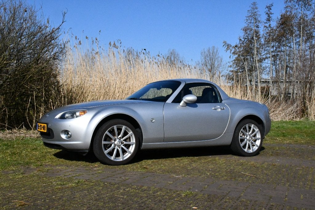 Mazda MX-5 1.8 Touring 2007 Grijs, Auto's, 4 cilinders, Cabriolet, 1055 kg, 49 €/maand