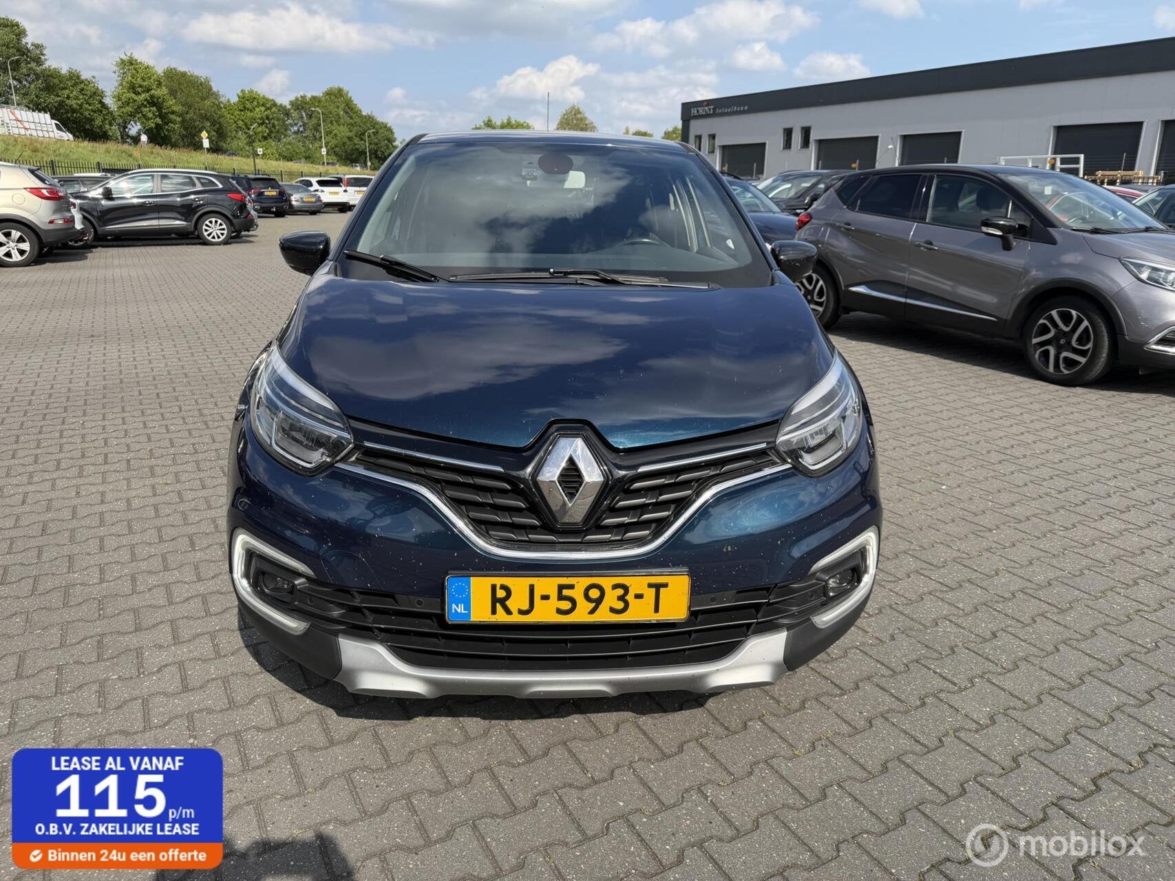 Renault Captur 0.9 TCe Lifenavi camera bosse ex bpm, Auto's, Renault, Voorwielaandrijving, 898 cc, Gebruikt, Blauw