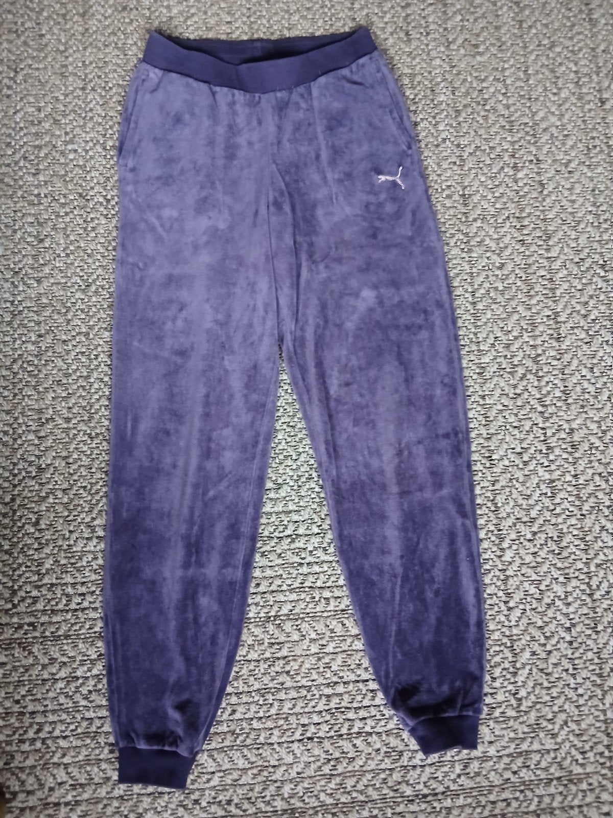 Puma velours joggingbroek maat 164 (XS), Puma, Paars, Ophalen of Verzenden, Maat 34 (XS) of kleiner