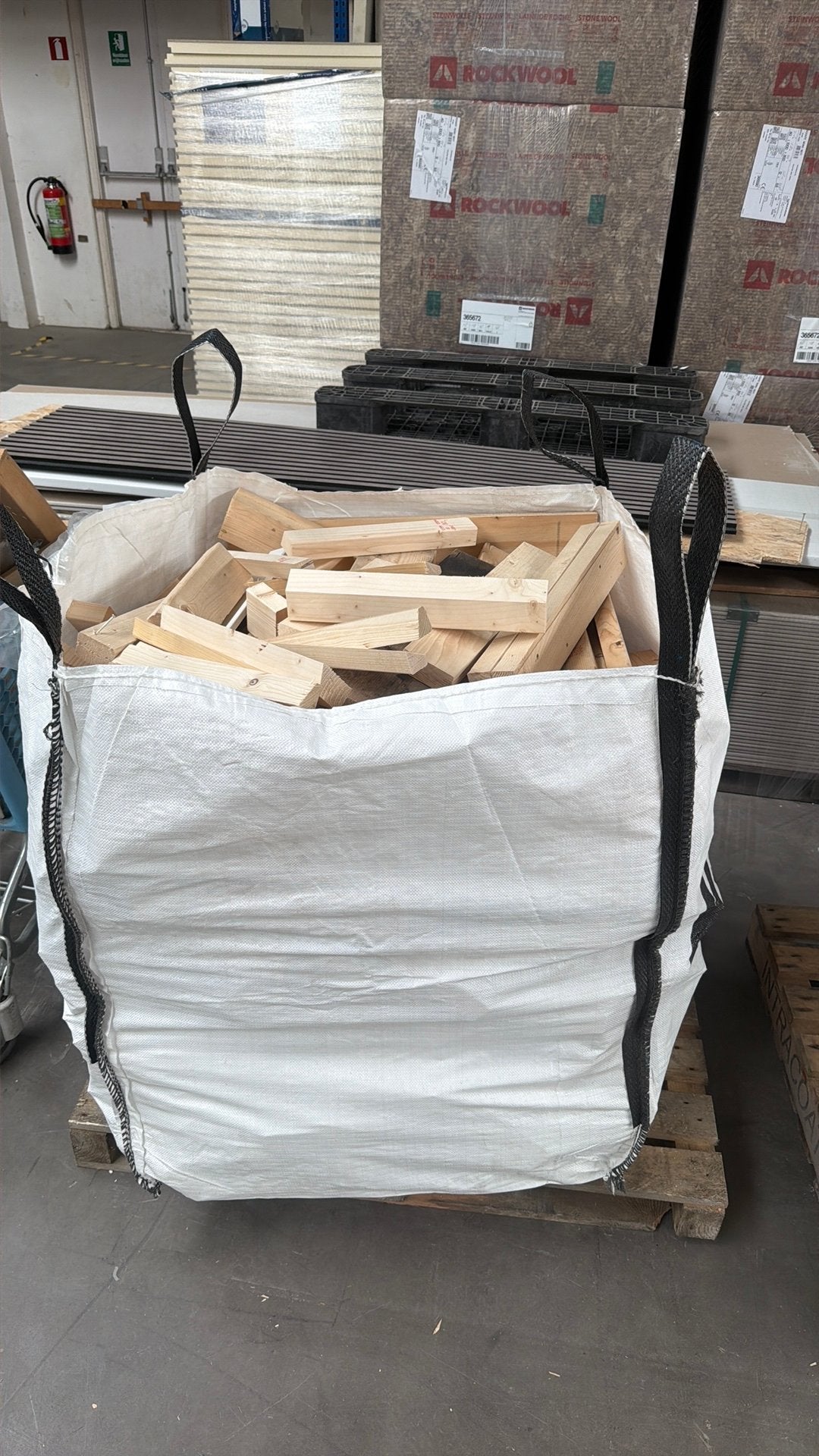 Bigbags hout, Minder dan 3 m³, Ophalen, Blokken