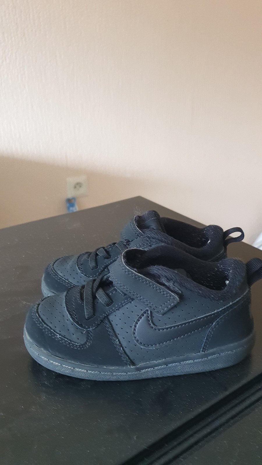 Nike Court Borough Low 2 Baby Schoenen Zwart, Kinderen en Baby's, Babykleding | Schoentjes en Sokjes, Schoentjes, Jongetje of Meisje