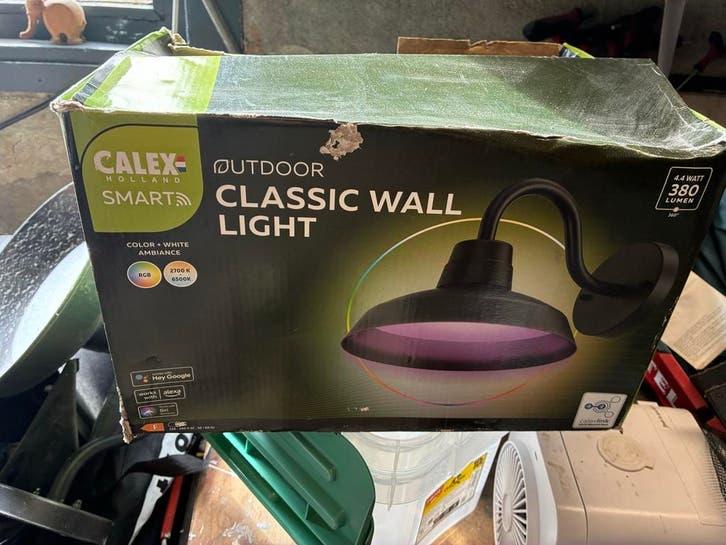 Nieuwe Smart Klassieke Buiten Wandlamp met Bluetooth, Minder dan 50 watt, Wandlamp, Ophalen of Verzenden, Netvoeding