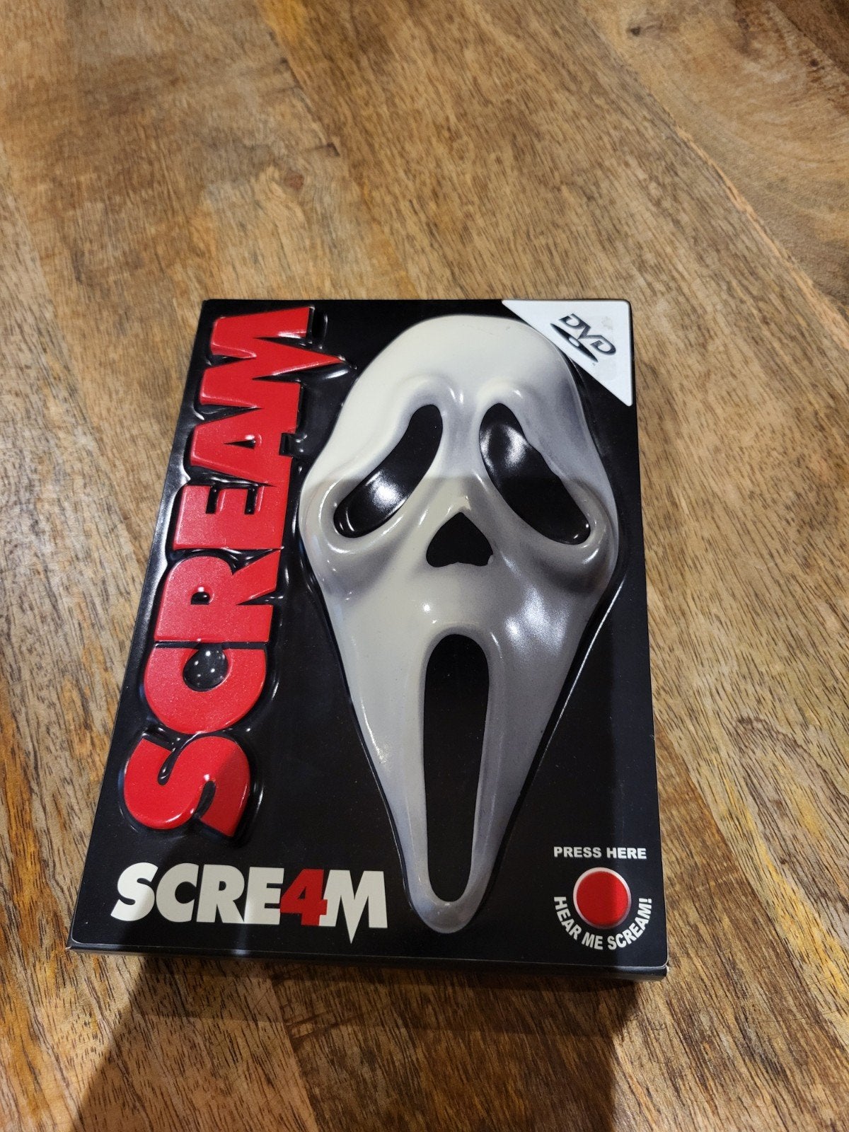 Scream 4 DVD met Ghostface masker hoes, Engels, Vanaf 16 jaar, Speciale editie, Slasher