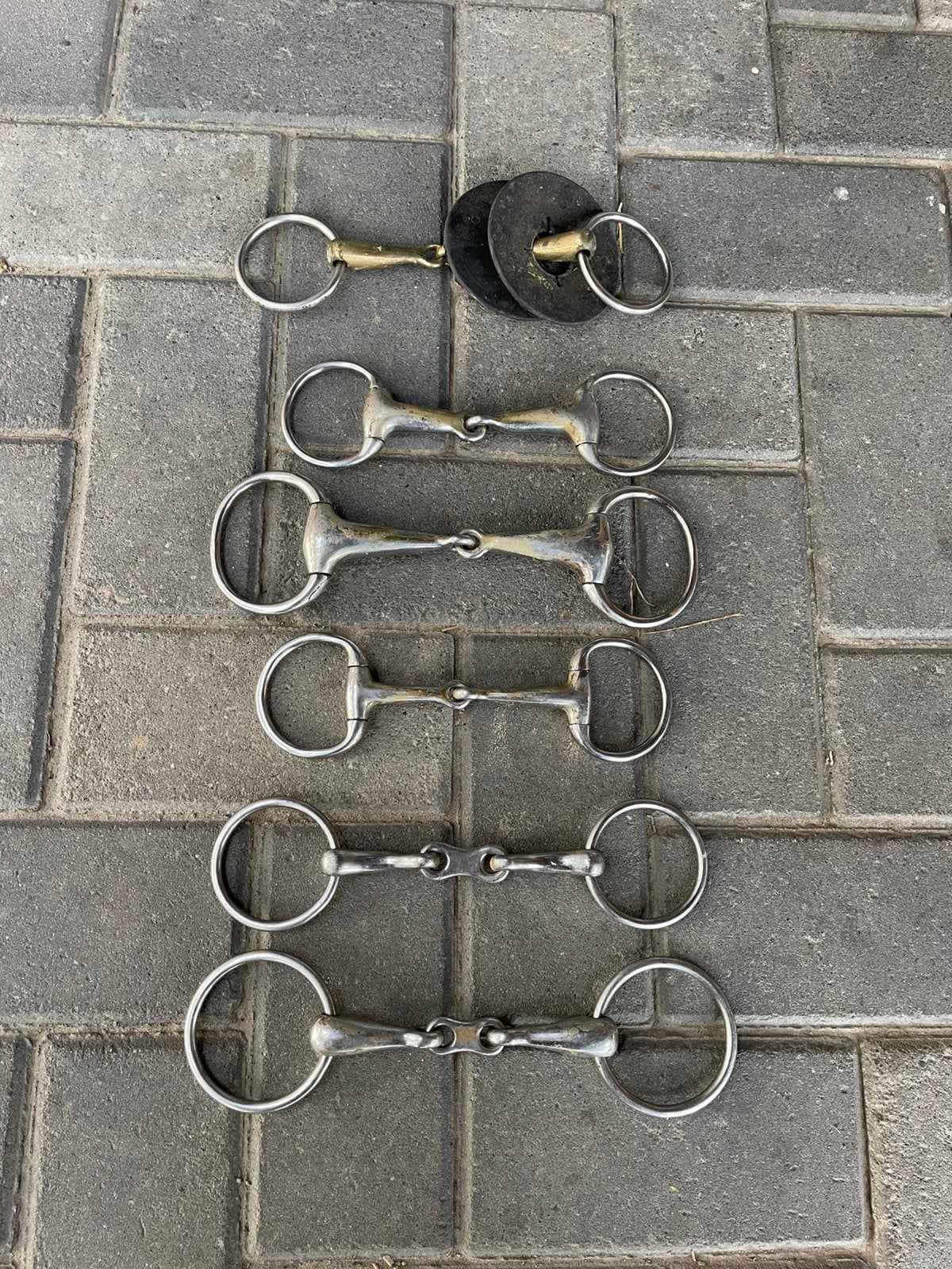 Verschillende bitten, Dieren en Toebehoren, Ophalen of Verzenden, Gebruikt, Bit, Pony