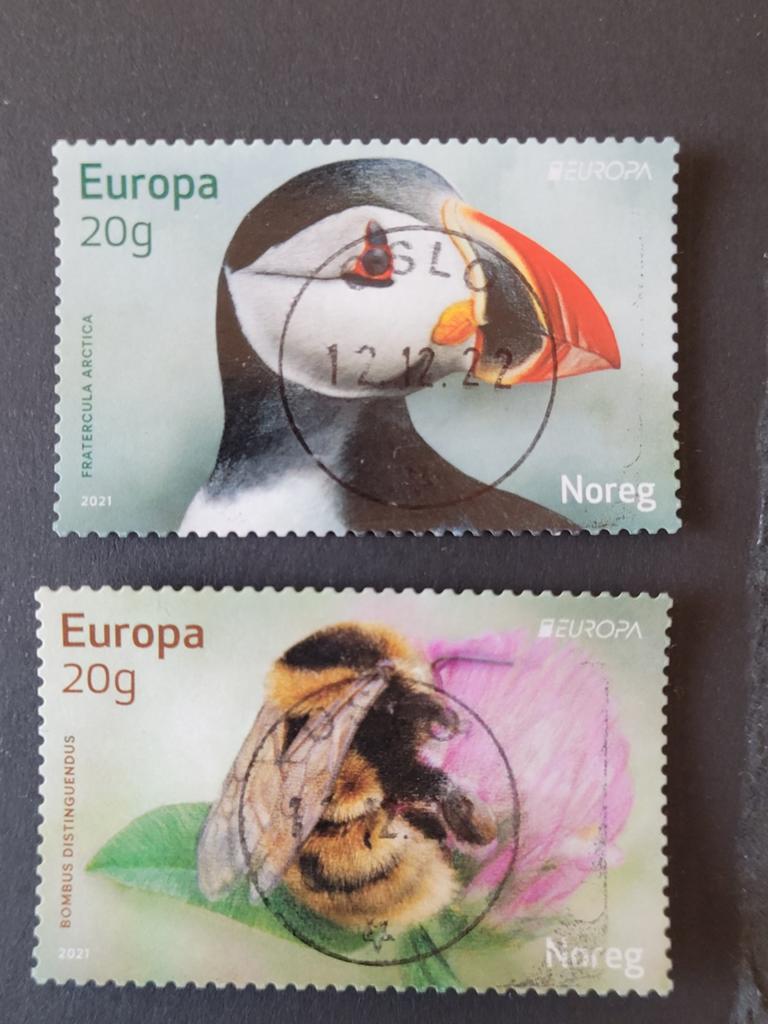 Noorwegen 2021, Postzegels en Munten, Postzegels | Europa | Scandinavië, Ophalen of Verzenden, Noorwegen, Gestempeld