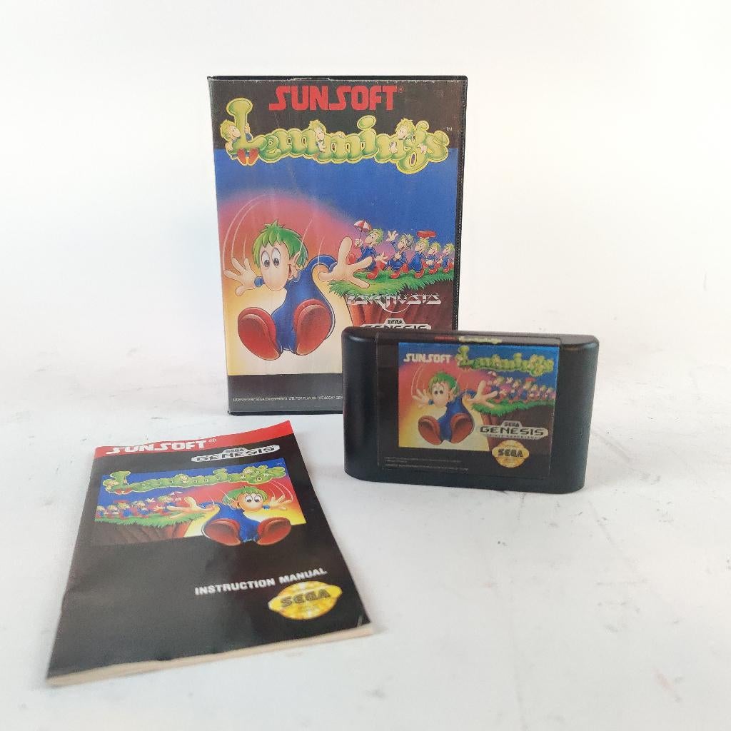 Lemmings Sega Compleet || Nu voor maar € 24.99, Gebruikt, 1 speler, Ophalen of Verzenden, X
