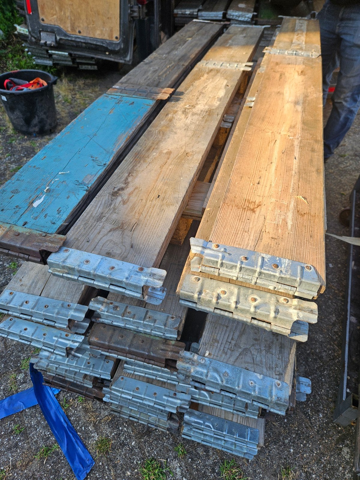 Palletranden ideaal als moestuinrand: 120x80x20, Ophalen, Kunststof, Minder dan 30 cm, Geen