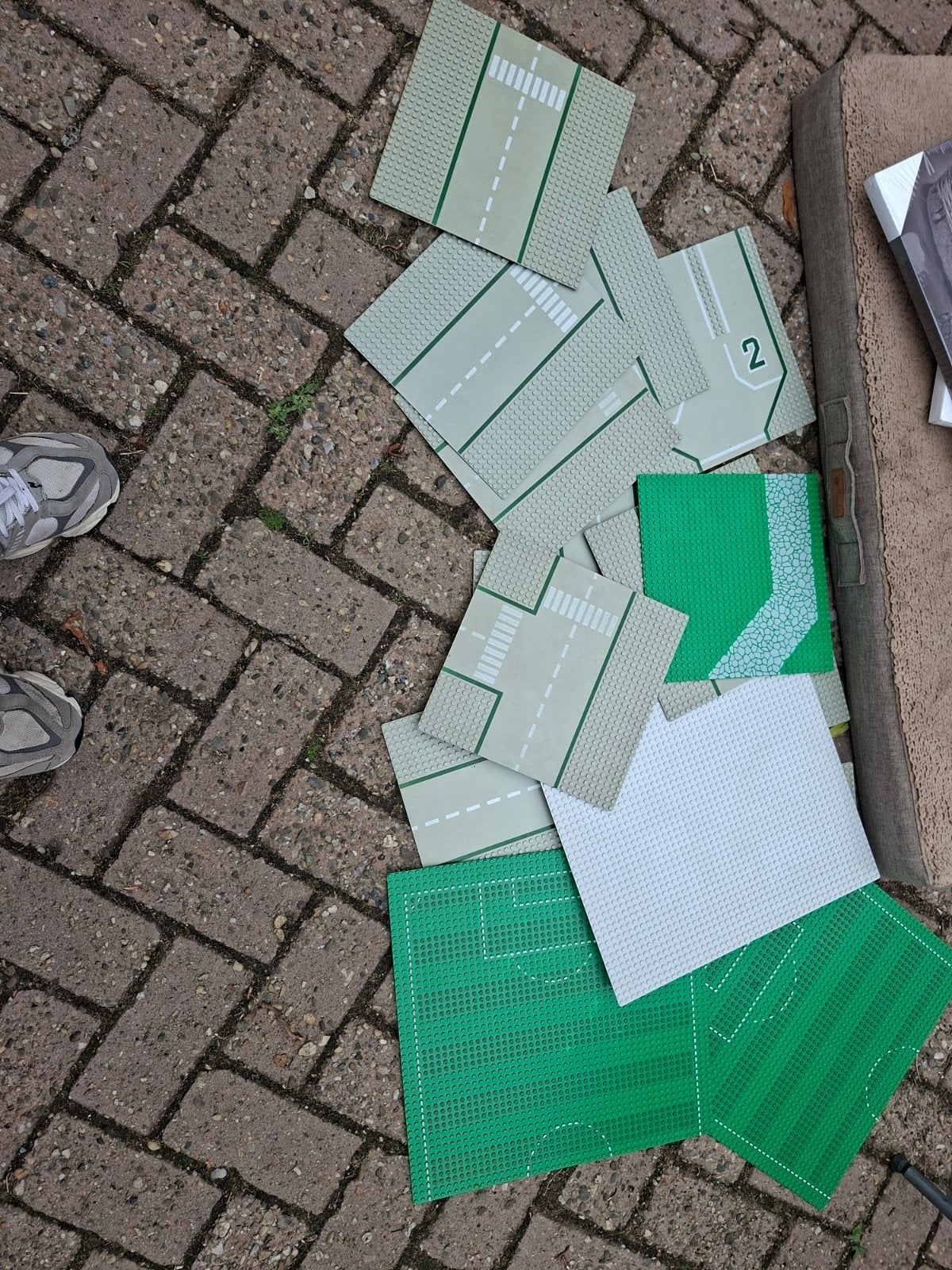 Partij LEGO platen - 20 stuks diverse grondplaten, Inclusief extra onderdelen, Lego, Ophalen of Verzenden, Grondplaat