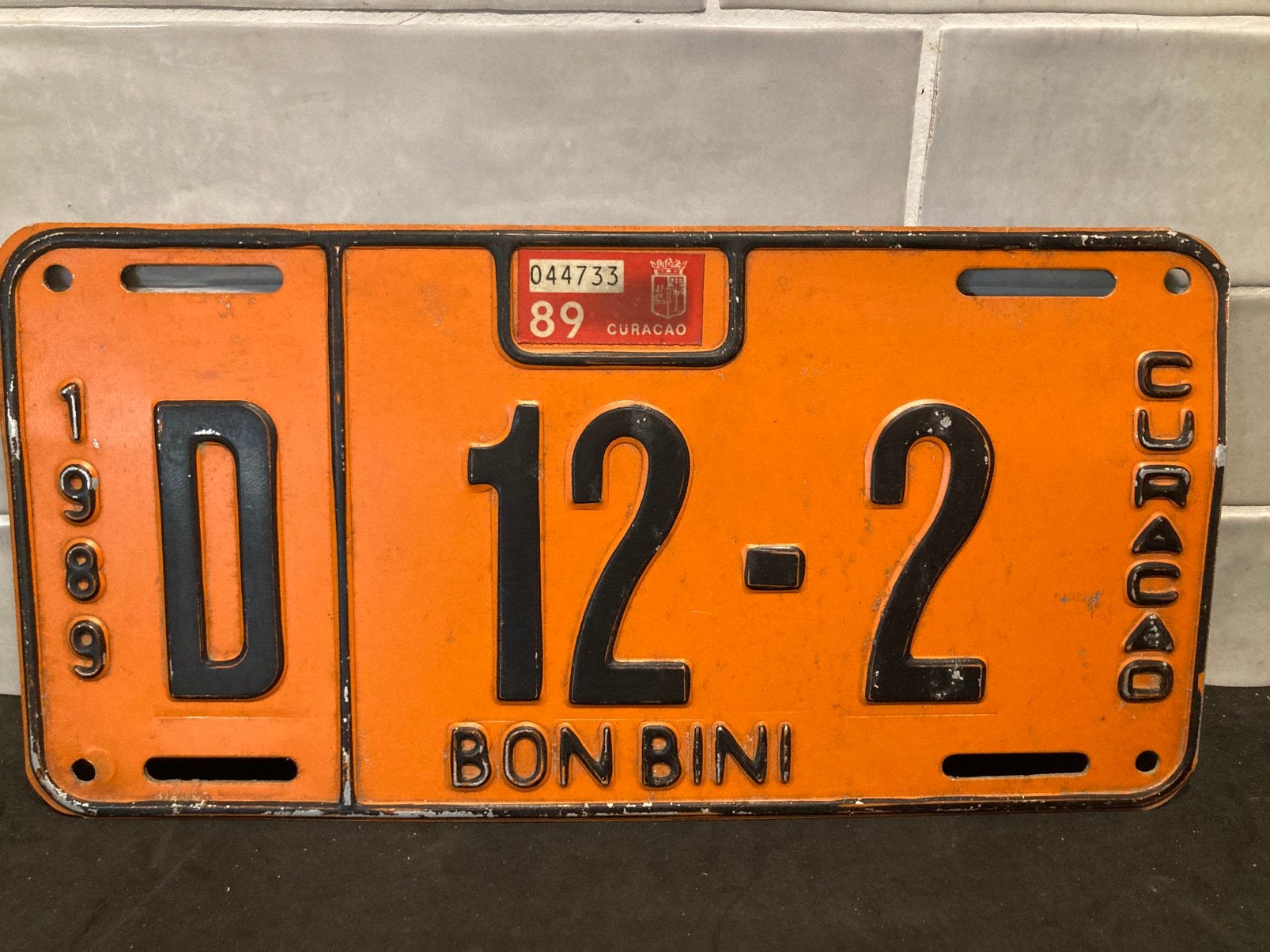 Nummerplaat Curacao (010426), Auto diversen, Ophalen of Verzenden, Gebruikt