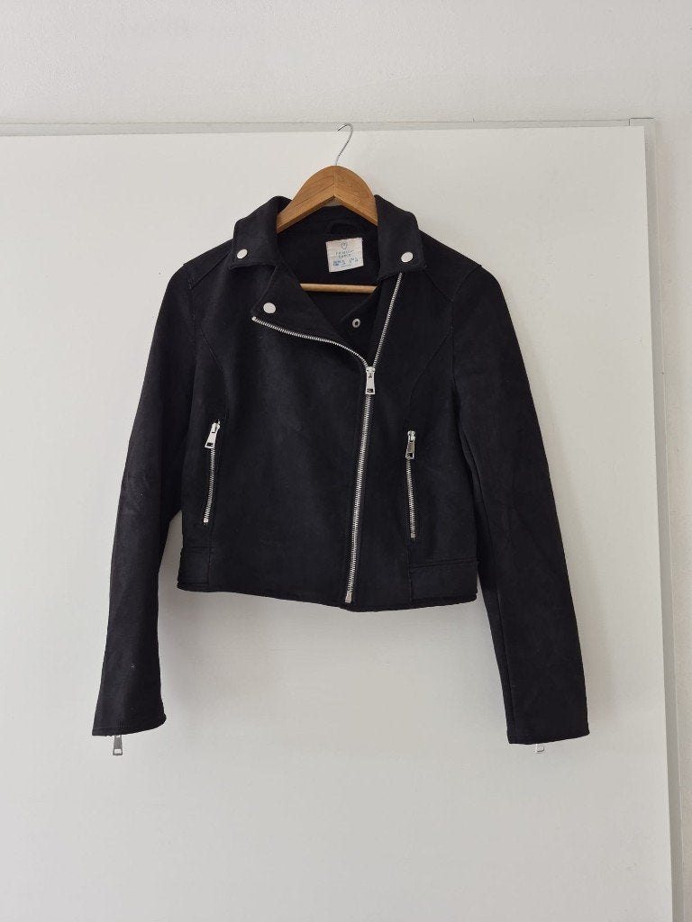 Jasje Primark maat 34 dames - zwart - suede, Kleding | Dames, Primark, Zwart, Ophalen of Verzenden, Zo goed als nieuw