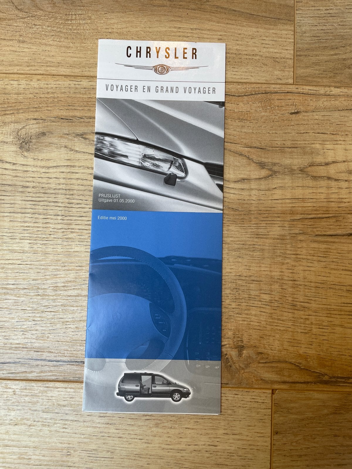 Chrysler Voyager & Grand Voyager Prijslijst Mei 2000, Ophalen of Verzenden, Zo goed als nieuw, Overige merken