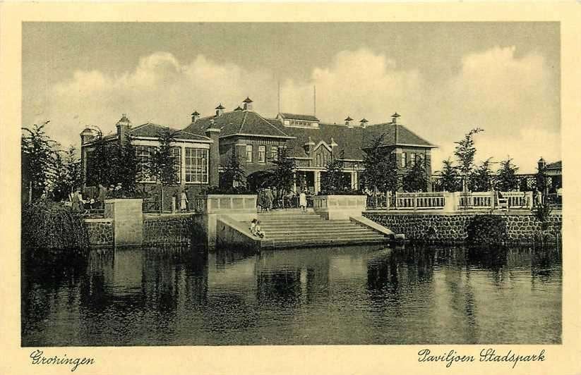 380-354-035 Groningen Paviljoen Stadspark, Verzenden, Voor 1920, Groningen