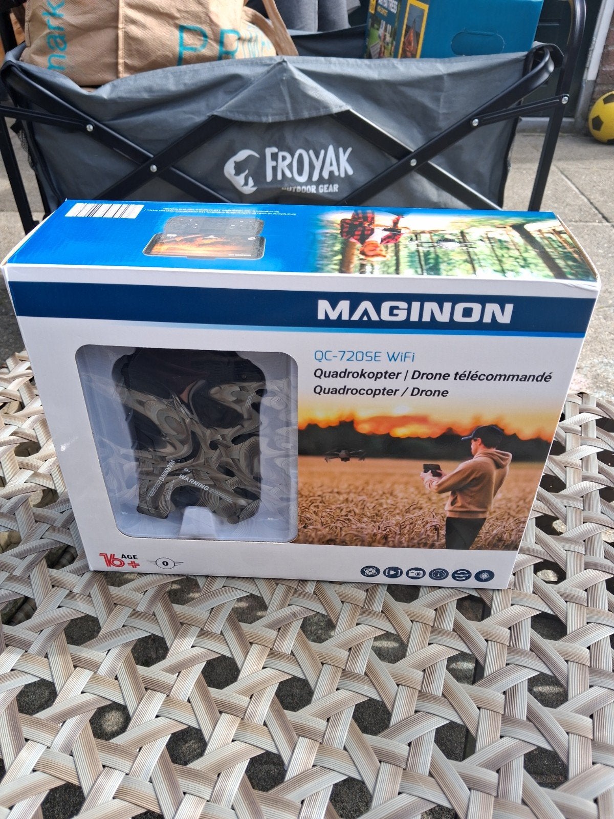 Maginon QC-720SE WiFi Quadrocopter Drone nieuw, Ophalen of Verzenden, Nieuw, Standaard kwaliteit, 15 tot 30 minuten