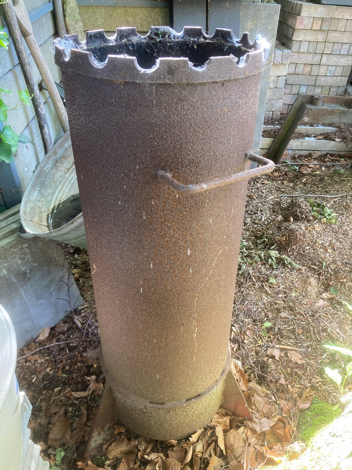 Zware en degelijke eigenbouw vuurkorf, Tuin en Terras, Vuurkorven, Ophalen, Gebruikt, Vuurkorf